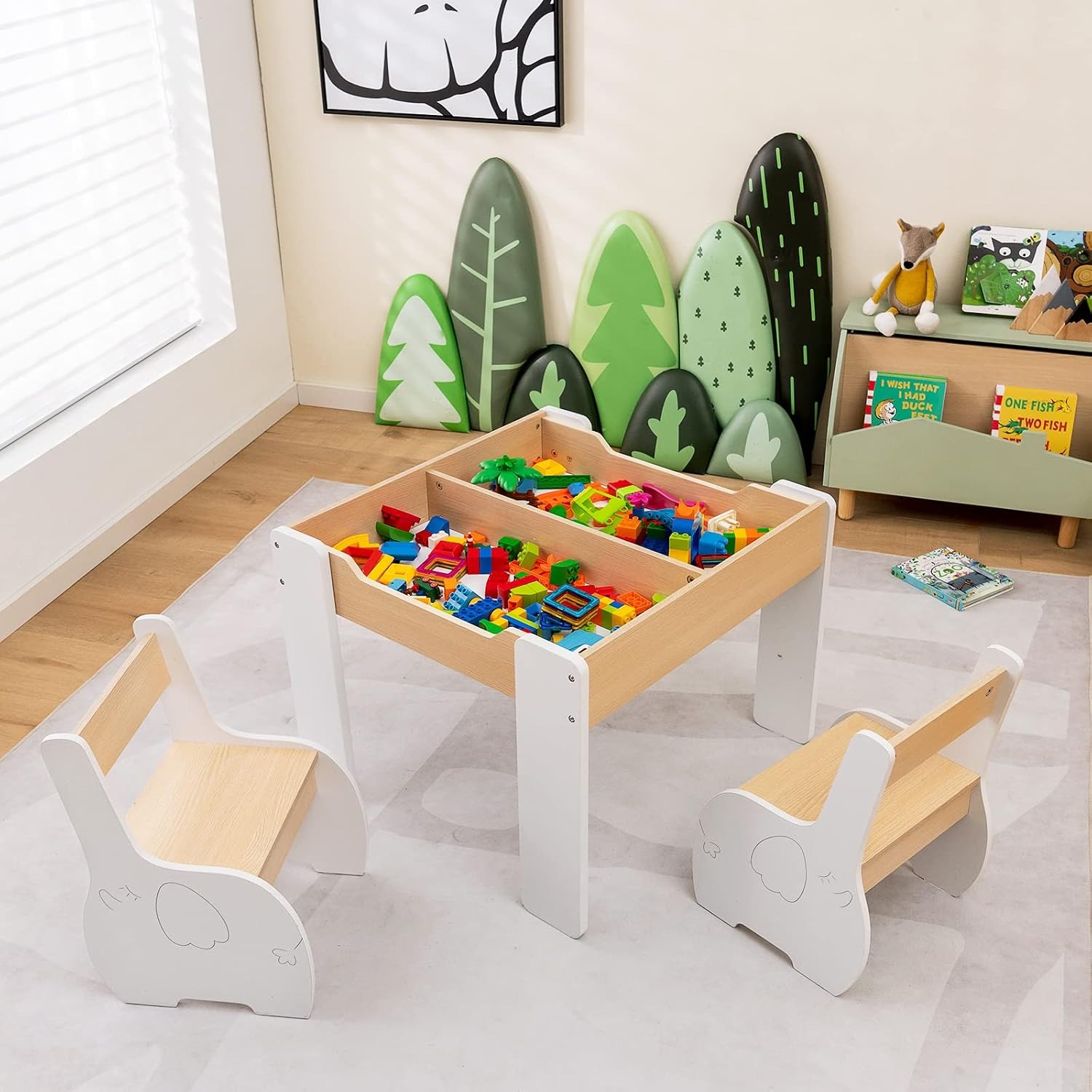 Kids Blackboard Table and 2 Chairs: image 10