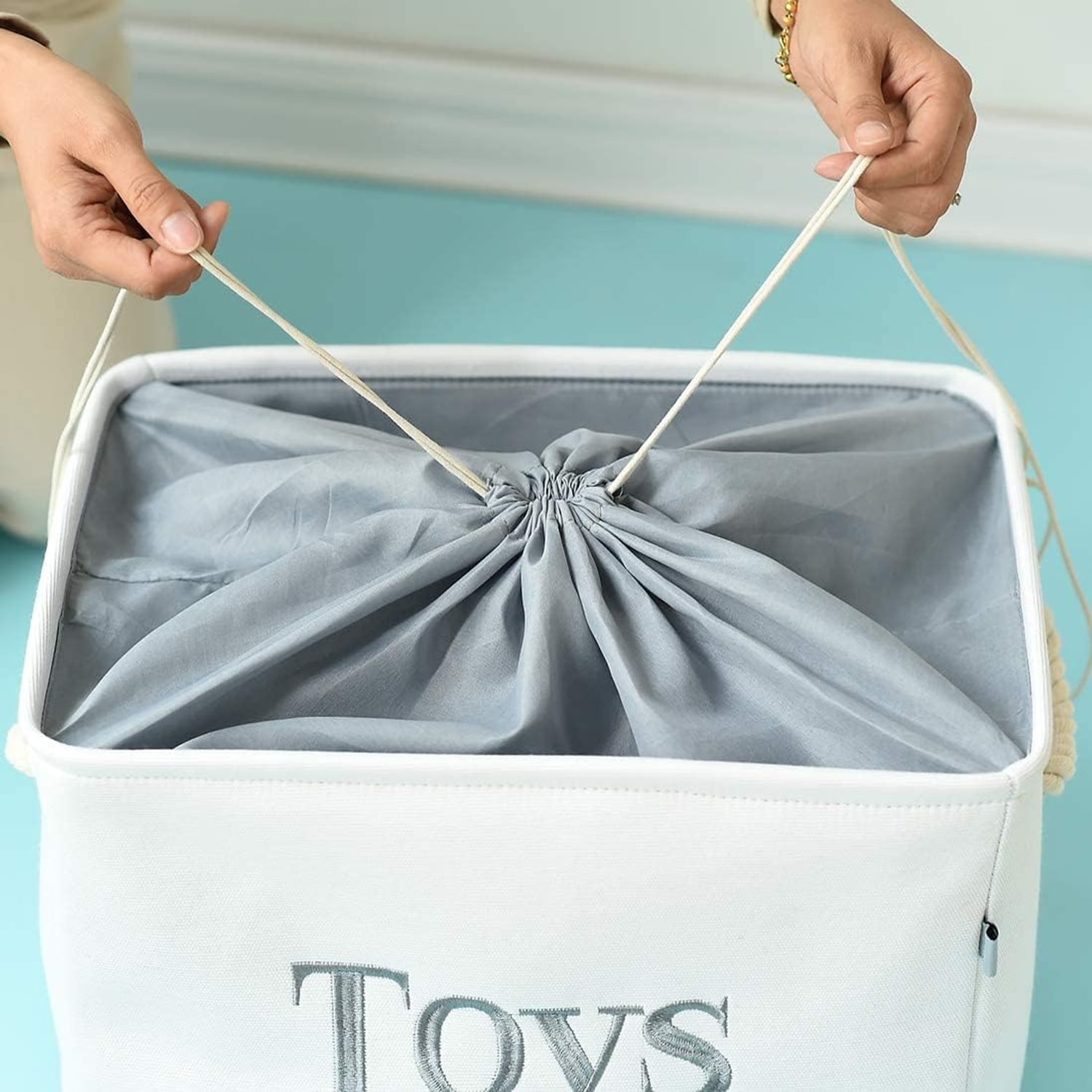Collapsible Toy Storage Basket: image 8